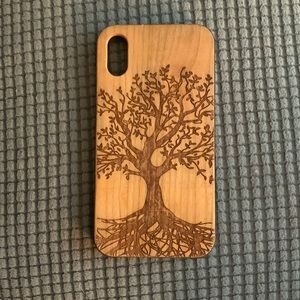 Wooden tree iPhone XR case